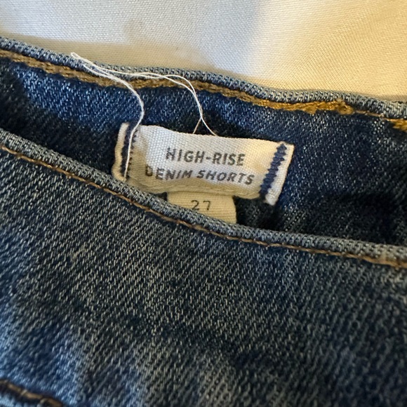 Madewell High-Rise Denim Shorts 27 - Picture 4 of 4